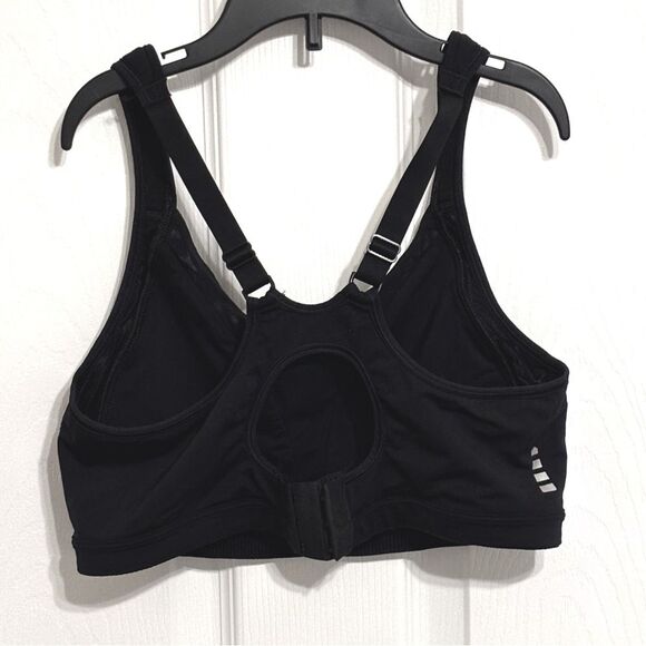 Lands' End | Women’s Black Sports Bra 34D Racerback 3 Prong Closure - Picture 2 of 15